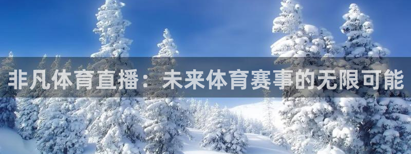 非凡体育直播：未来体育赛事的无限可能
